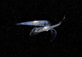Two Galaxies crashing