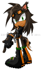 Umber the black dog