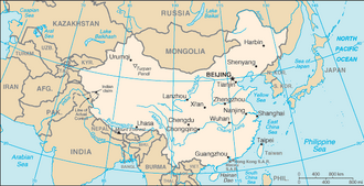 China-CIA WFB Map (2004)