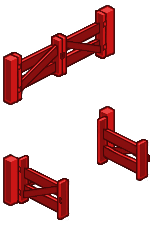 Red Fence Gate 2
