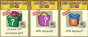 Mystery Box Options