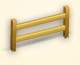 Wooden fence