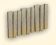 Plank fence