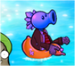 Snow pea zombie-1