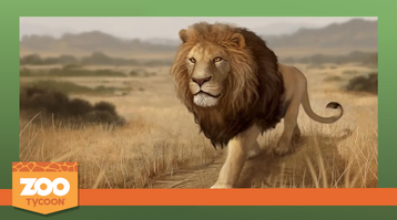 Barbary lion artwork
